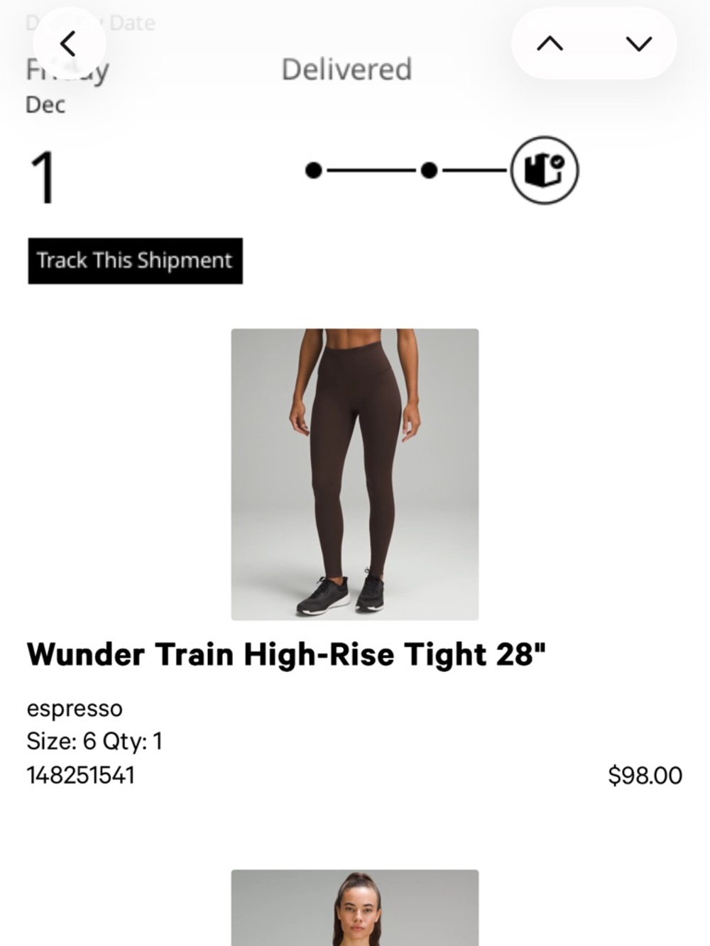 lululemon athletica Wunder Train High-Rise Tight 28" - Espresso